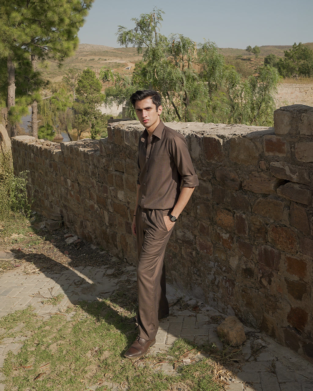 Mocha Straight Pants