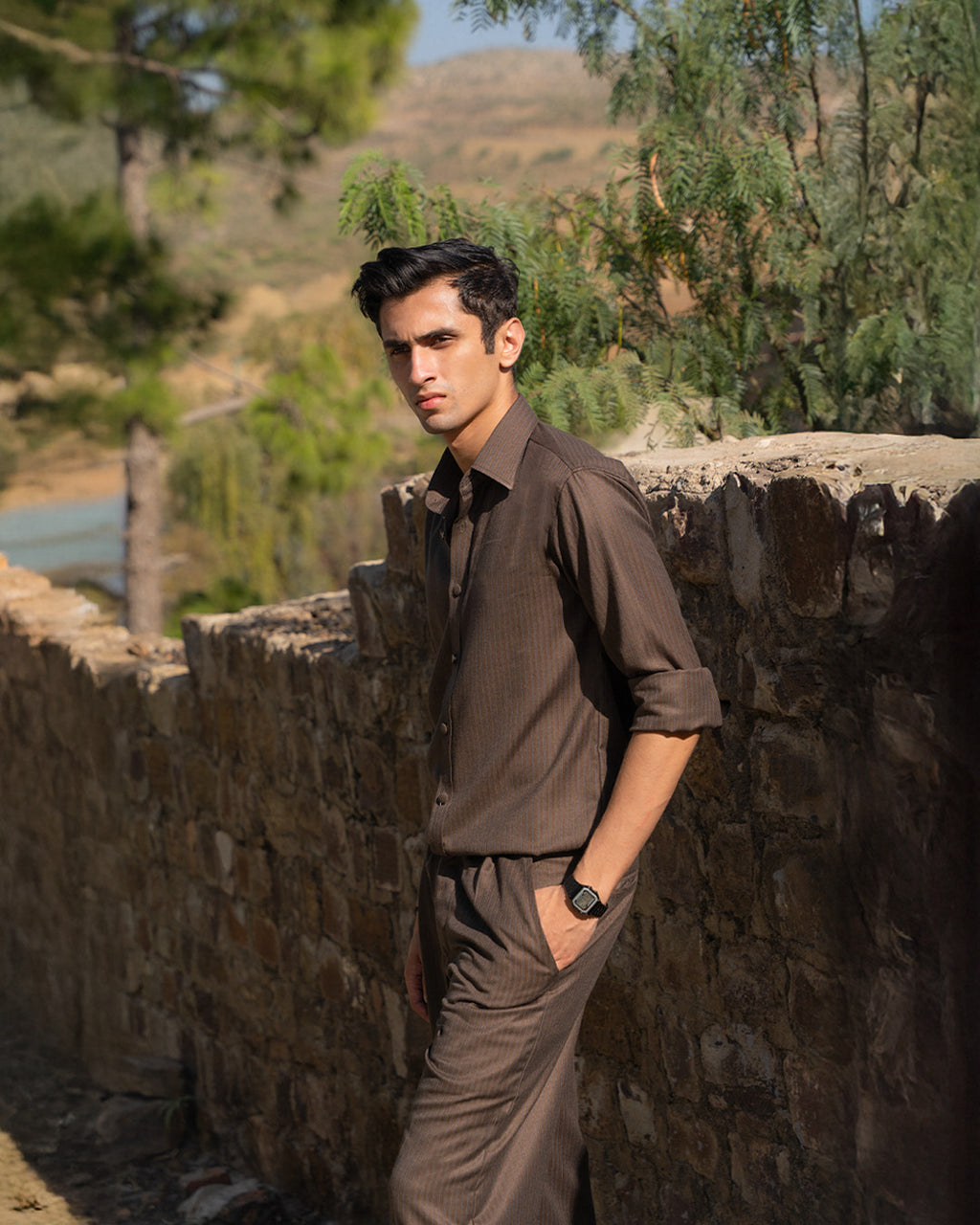 Mocha Straight Pants