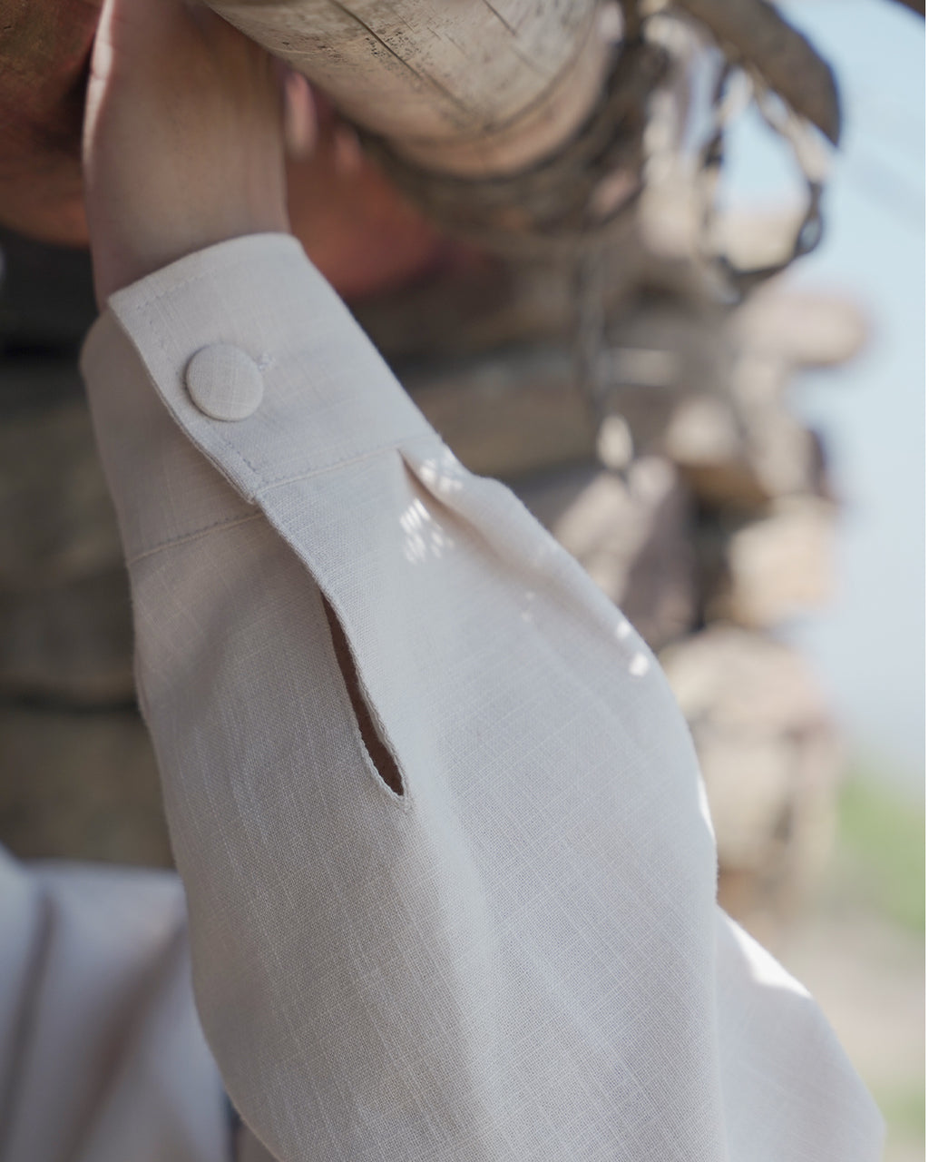 Sand Paisley Jacket - Unisex