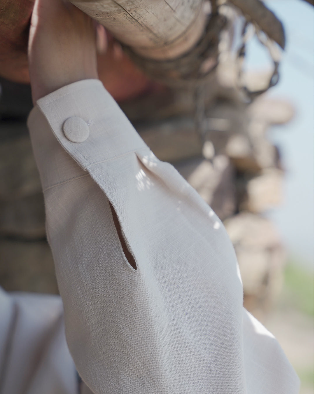 Sand Paisley Jacket - Unisex